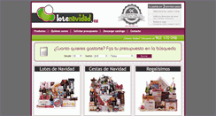 Desktop Screenshot of lotenavidad.es