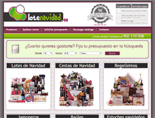 Tablet Screenshot of lotenavidad.es
